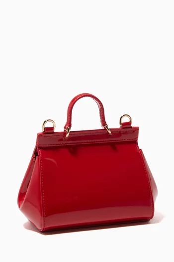 Mini Miss Sicily Top Handle Bag in Leather  