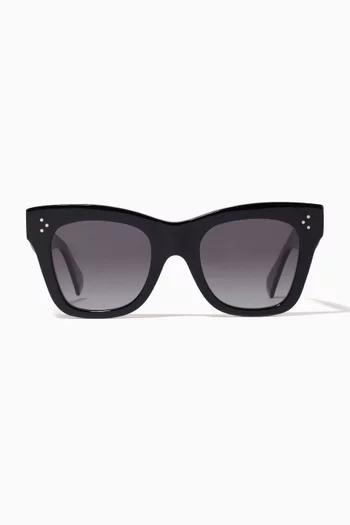 Cat Eye Sunglasses in Acetate