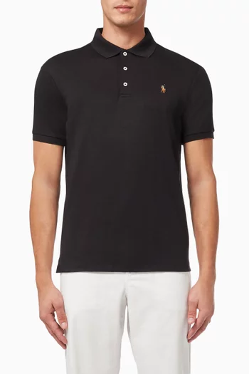 Custom Slim Fit Polo Shirt in Cotton Interlock 