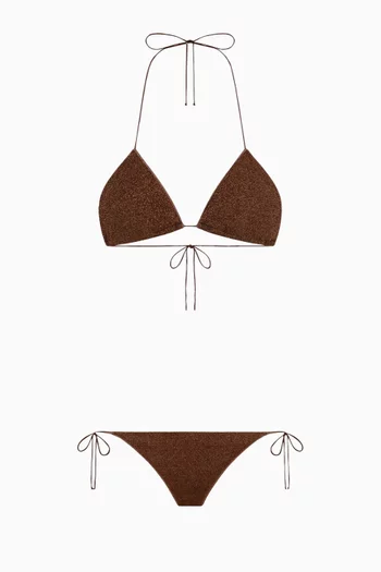 Lumiere Bikini Set in Lurex