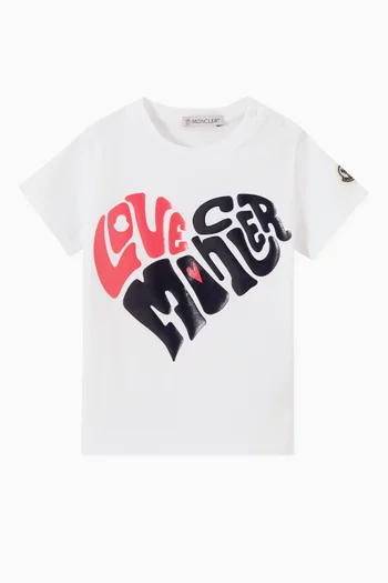 تي شيرت جيرسيه بطبعة Love Moncler