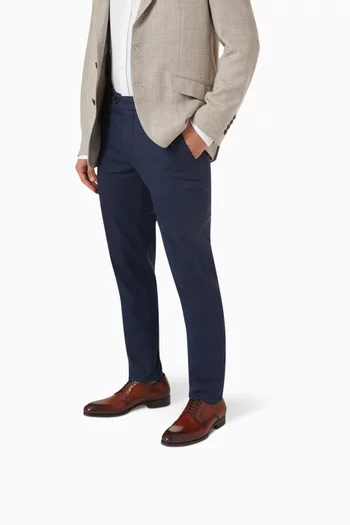 حذاء ديربي جلد عجل بأربطة