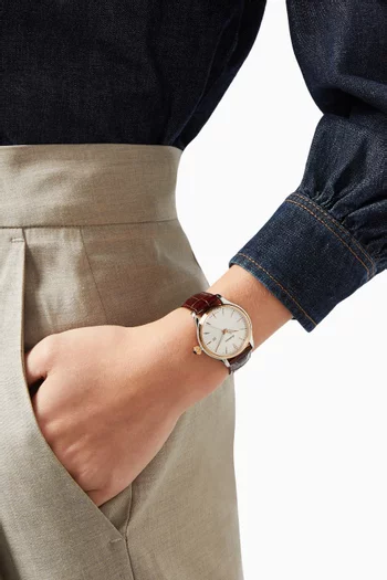 Classic Watch in Leather 