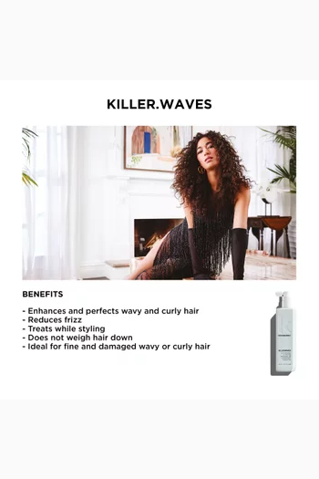 Kevin Murphy Killer Waves Weightless Curl Enhancing Spray For Fine Wavy Curly Hair 150ml