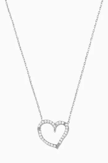 Heart Crystal Necklace 