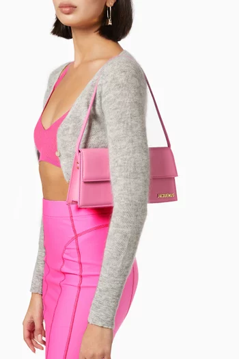 Le Bambino Long Shoulder Bag in Smooth Leather     