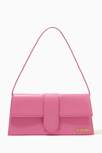 Le Bambino Long Shoulder Bag in Smooth Leather     
