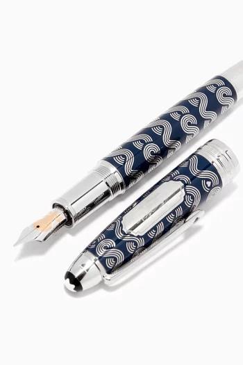 Meisterstück Around the World in 80 Days Solitaire LeGrand Fountain Pen - Medium Nib