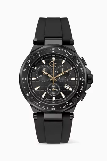 GC Sport Chrono Silicone Watch, 45mm