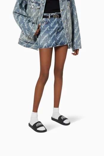 Dubai Pool Slides in Rubber    