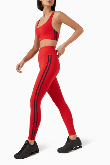 لغينغز إيلا بخصر مرتفع وطول 7/8 نايلون مطاطي خفيف