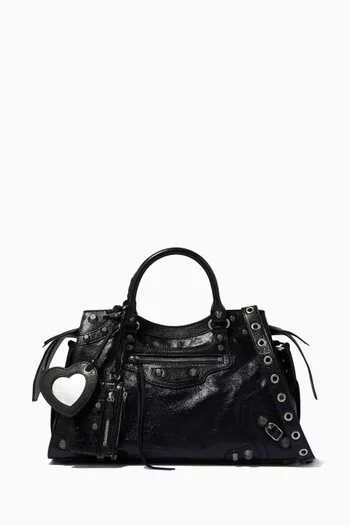 Neo Cagole City Tote Bag in Arena Lambskin     