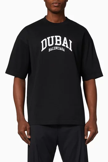 Dubai Medium Fit T-shirt in Cotton Jersey    