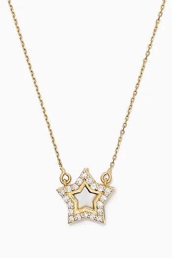 Norma Diamond Necklace in 18kt Gold