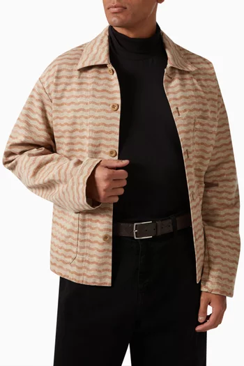 Belt in Intrecciato Calfskin, 35mm    