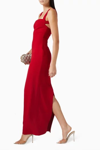 Joni Low-back Dress in Crepe