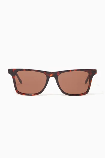 Harper 2.0 D Frame Sunglasses in Metal & Acetate 
