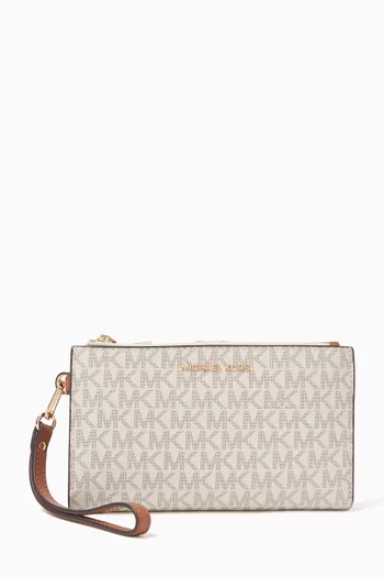 Jet Set Logo Smartphone Wallet in Canvas