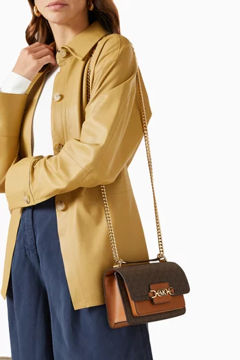 Heather XS Crossbody Bag in Monogram Canvas & Leather   