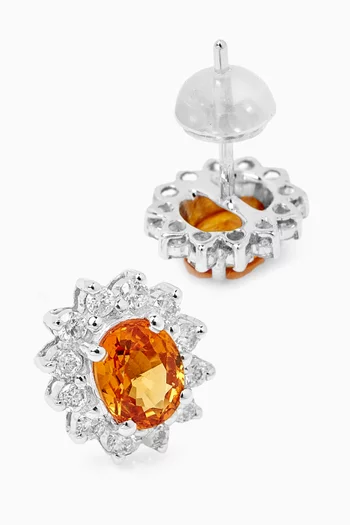 Ruby & Diamond Earring