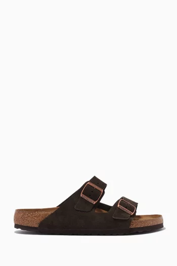 Arizona Soft Footbed Sandals in Suede 