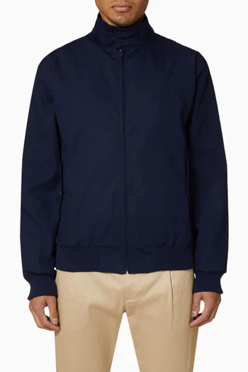 Harrington Jacket in Cotton Blend