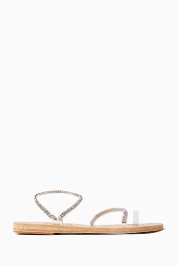 حذاء مفتوح إيرينا خامات شفافة