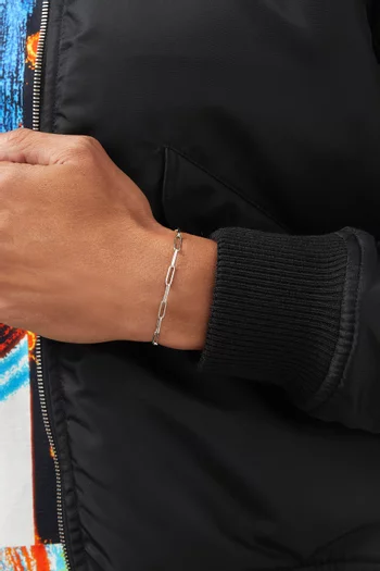 سوار فولت بمشبك وحلقات فضة إسترلينية