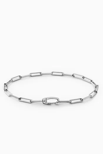 Clip Volt Link Bracelet in Sterling Silver
