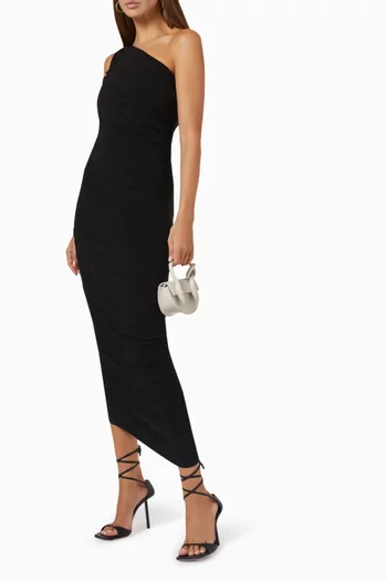 Diana One-shoulder Gown in Poly-lycra