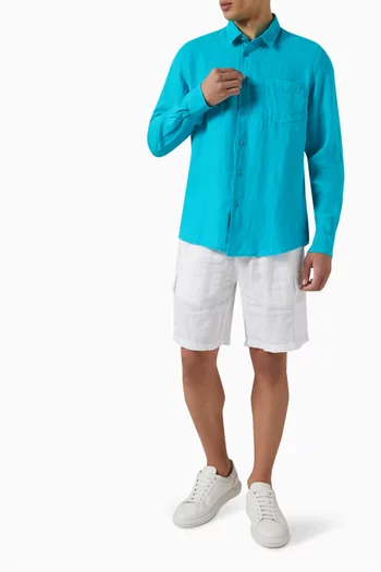 Bermuda Shorts in Linen