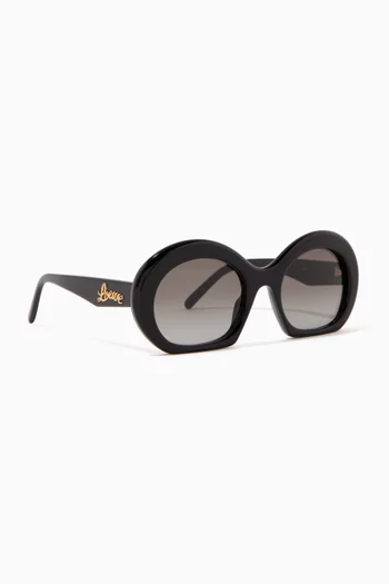 Halfmoon Sunglasses in Acetate  