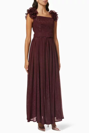 Belted Maxi Dress 