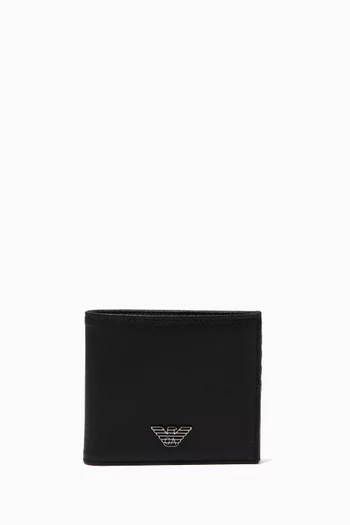 Business Bi-fold Wallet in Regenerated Leather