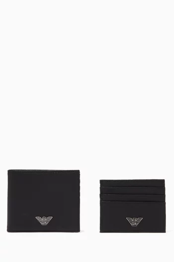EA Eagle Wallet & Cardholder in Regenerated Leather