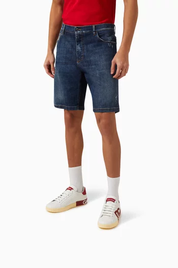 Portofino Logo Print Sneakers in Nappa
