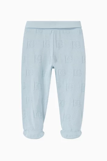 Logo Pants in Cotton