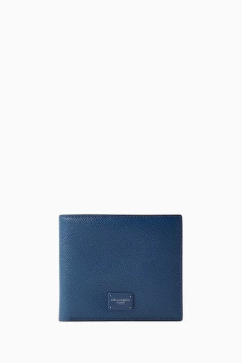 Logo Billfold Wallet in Dauphine Leather
