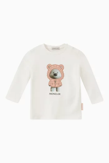 Animal Print T-Shirt in Jersey
