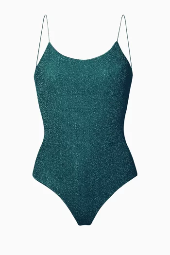 Lumiére Maillot Swimsuit in Lurex