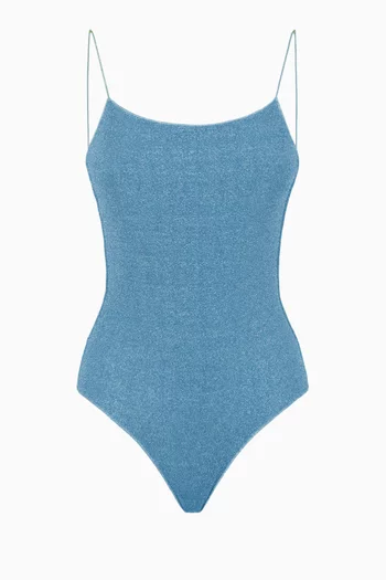 Lumiére Maillot Swimsuit in Lurex