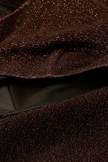 Lumière High-waist Bikini Set in Lurex