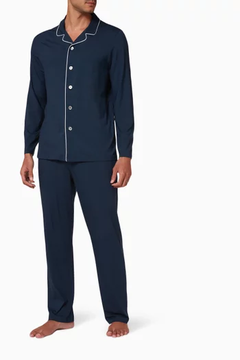 طقم بيجاما بازل مودال مطاطي