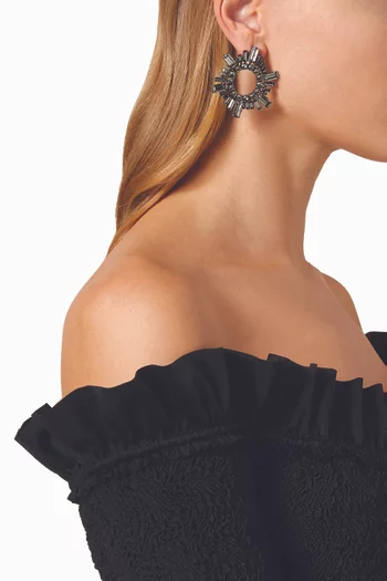 Mini Begum Crystal Stud Earrings