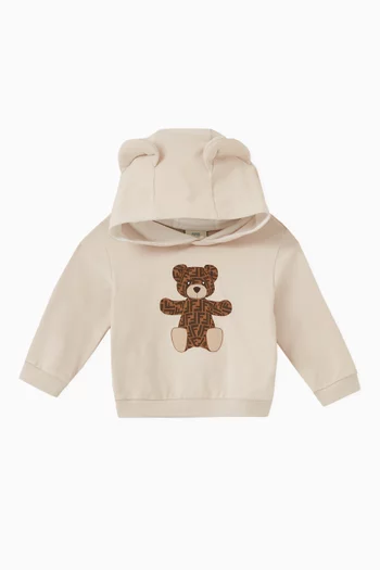 Teddy Bear Hoodie in Cotton