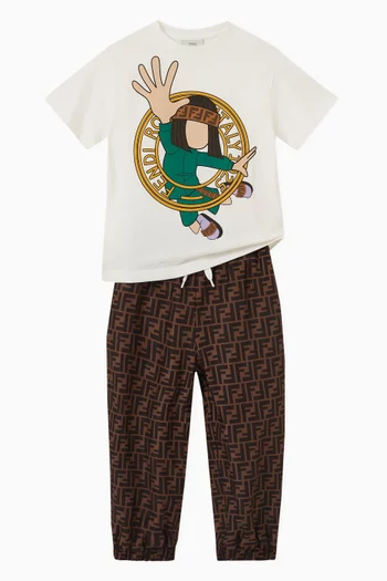Monogram Sweatpants in Cotton & Polyester