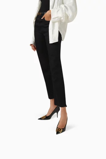 Knife BB Pumps in Patent Calfskin
