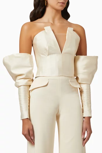 Hollywood Top in Satin