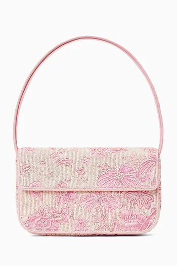 حقيبة كتف تومي مزينة بالخرز