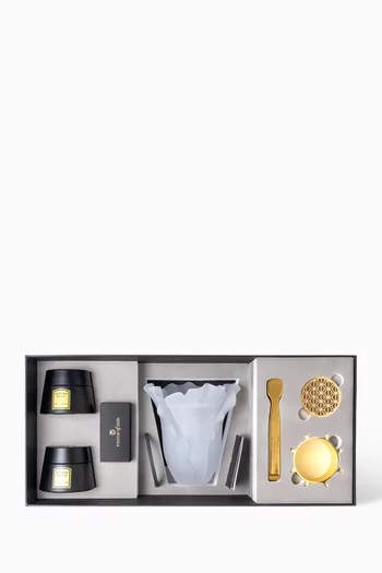 White Cabbage Burner Gift Set